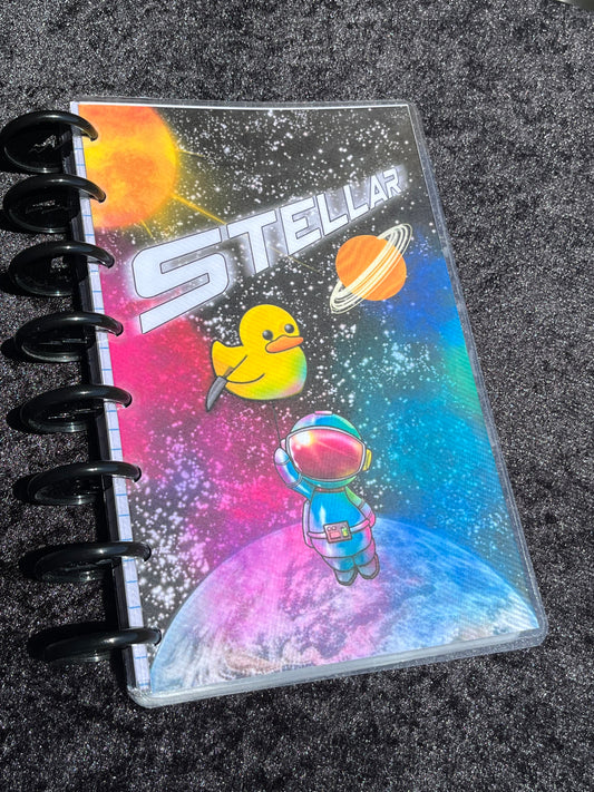Astronaut duck notebook